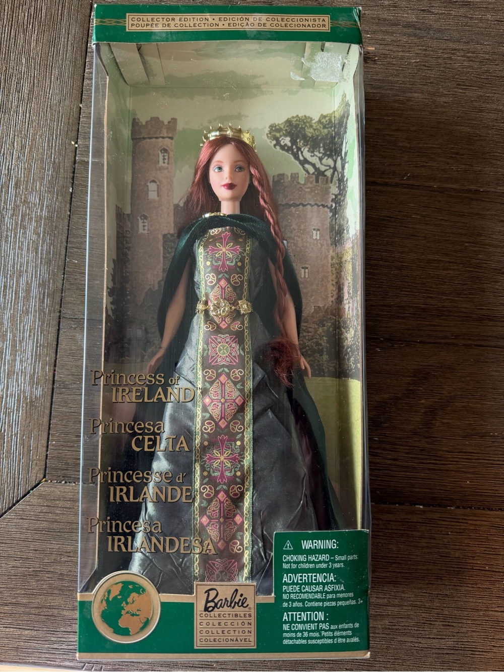 Barbie Princess of Ireland Collectible Doll - Green & Gold
